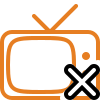 no frigo tv icona